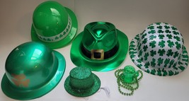 St. Patrick’s Day Leprechaun Top &amp; Derby Hats, Travel Shot Glasses, Select: Item - £2.36 GBP+