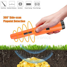 Handheld Waterproof Pinpointer Metal Detector Sensitive Metal Search Finder Wand - £18.49 GBP
