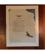 High Flight-Poem By John Gillespie Magee Jr Air Force Recruiting Ad-1972... - $31.53 CAD