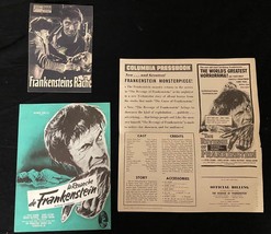 The Revenge Of Frankenstein Original Movie Pressbok lot 1958 - $218.25