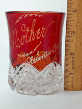 Atlantic City NJ 1906 Mother Souvenir Tumbler Ruby Flash Victorian EAPG ... - £11.59 GBP