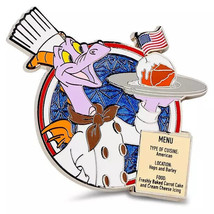 Disney Figment Chef in the USA Epcot Food &amp; Wine Festival Limited Release pin - £12.73 GBP