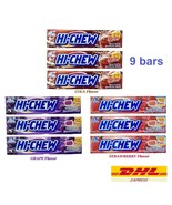 9 x MORINAGA HI-CHEW COLA and Fruit Chewy Candy Sweet / Sour Flavor Soft... - £31.29 GBP
