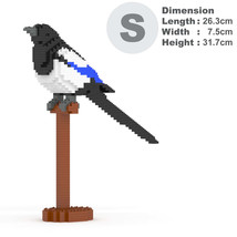 Magpie bird Sculptures (JEKCA Lego Brick) DIY Kit - £48.87 GBP