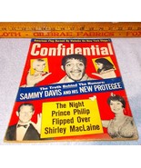 Confidential Celebrity Gossip Magazine August 1966 Shirley MacLaine Samm... - $242.75 MXN