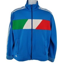 Adidas Italia World Cup 2006 Germany FIFA Soccer Football Jacket Size M Blue - $69.25