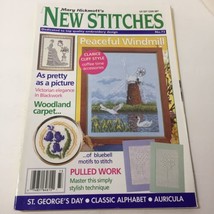 Mary Hickmott&#39;s New Stitches Magazine 73 Windmill Blackwork Woodland Carpet - £10.07 GBP
