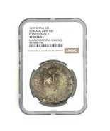 1949 China S$1 Dólar Sinkiang L&amp;M-842 Base Puntiaguda 1 por NGC como XF ... - $2,097.20 CAD