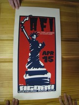 AFI Poster A Fire Inside S/N Signed Numbered April 15th - $89.99