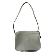Michael Green Grey Leather Crossbody Bag - £17.38 GBP