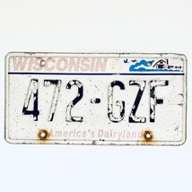  United States Wisconsin Dairyland Passenger License Plate 472-GZF - £13.17 GBP
