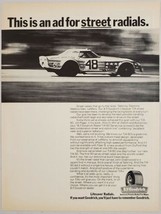 1973 Print Ad BF Goodrich Lifesaver T/A Street Radial Tires Chevrolet Corvette  - £15.27 GBP