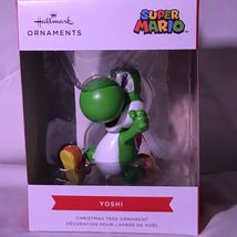 Hallmark 2021 Nintendo Super Mario Brothers Green Yoshi Red Box Ornament - £19.77 GBP