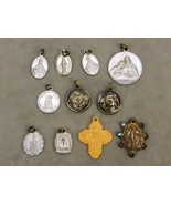 Lot of 11 Random Religious Pendant Charms, Lutheran/Catholic, Vintage, #... - $26.69 CAD