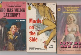 3 vintage Day Keene novels 1st printings 1950s/60s - £17.20 GBP