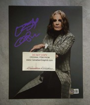 Ozzy Osbourne Hand Signed Autograph 8x10 Photo BAS COA - £560.16 GBP