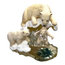 The Hamilton Collection &quot;Icy Rescue&quot; Polar Bear Sculpture Figurine Arctic - £10.34 GBP