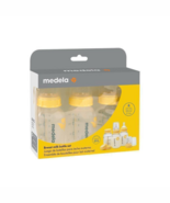 Medela Breastmilk Bottle 150ml with Wide Base Slow Flow Teat 3 Pack - €93,30 EUR
