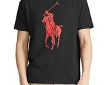 Polo Ralph Lauren Mens Classic-Fit Big Pony Jersey Tee in Black-2XL - £32.07 GBP
