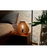 Wooden Bedside Lighting Fixture Modern Desk Lamp Nordic Table Decor Gift - £79.91 GBP