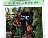 World Airways Private 707 Jets to Hawaii Brochure 1968 Berry Holidays - £21.75 GBP
