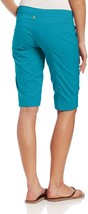 Womens S New NWT Aqua Blue Hike Shorts Pocket Long UPF 40 Trail Bliss Prana Knee - £27.35 GBP