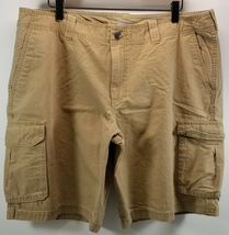 Columbia Shorts Mens Size 38 Beige Brown Outdoor Hiking Flat Front Casua... - $19.79
