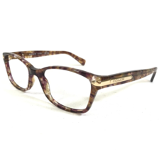 Coach Eyeglasses Frames HC 6065 5287 Confetti Light Brown Purple Clear 51-17-135 - £51.09 GBP