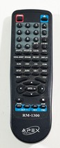 Apex Digital RM-1300 DVD PLAYER AD1500, AD1500RM Remote Control Black - £7.98 GBP