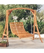  Swing Bed Teak Solid bent wood with teak finish - $371.99
