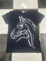 NWT 100% AUTH Gucci Kids Printed Horse Light Flamed Cotton Jersey T-shirt Sz 8 - £132.92 GBP
