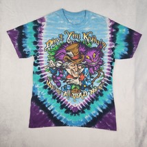 Liquid Blue Mad Hatter T-Shirt Tie Dye Adult Medium Alice In Wonderland ... - $34.64