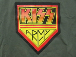 1996~KISS ARMY DEPOT BAND LOGO GREEN ADULT XL 2-SIDED SHIRT NEW/WTAG UNU... - $74.24