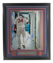 David Ortiz Signed Framed 16x20 Boston Red Sox Farewell Papi Photo BAS - $455.89
