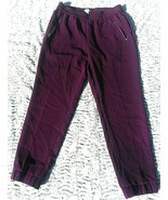 J CREW Women&#39;s Sydney Pull on Joggers in Purple Jogging Lounge Pants size 4 - £23.28 GBP