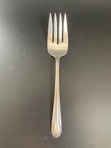 International Silver California Blossom 8⅝&quot; Solid Cold Meat Serving Fork - £7.82 GBP