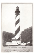 St Augustine Light House Built 1871 Florida Postcard - £5.19 GBP