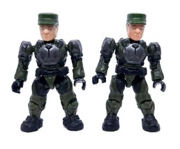  Mega Construx Bloks Halo 97017 Countdown UNSC Officer Figure Lot 2 NEW - $11.39