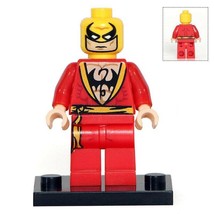 Iron Fist (Red Suit) Marvel Super Heroes Custom Minifigure Block Toys - £2.33 GBP