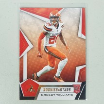 Greedy Williams Rookie Card #162 Cleveland Panini Rookies and Stars 2019 - $7.98