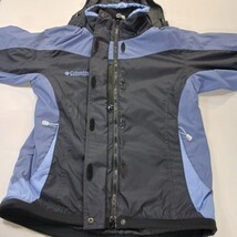 Columbia XL7596  Women's M Black/Blue Interchange Full Zip Hidden Hoodie Jacket image 15