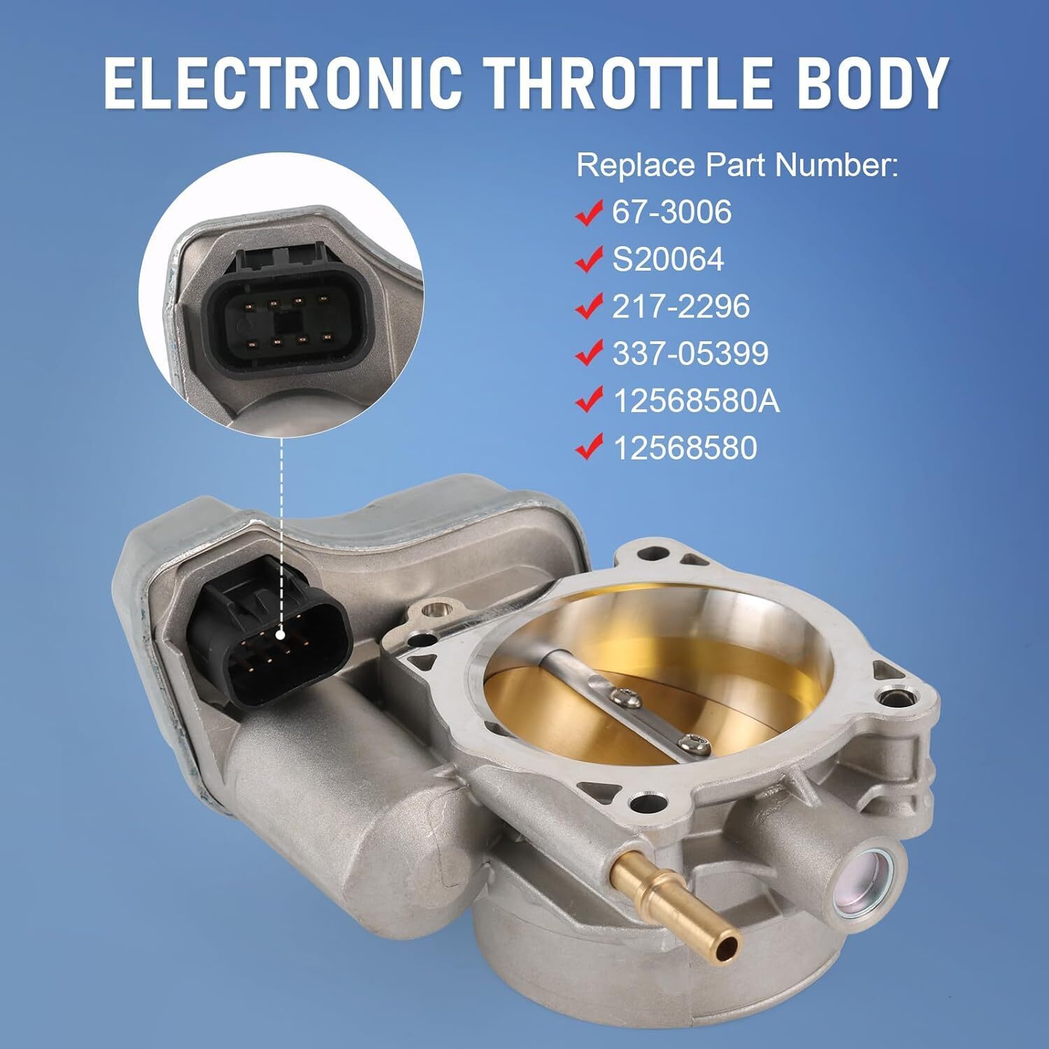 Throttle Body for Buick Rainier for Chevrolet Colorado Impala Trailblazer EXT Item image 4