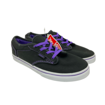 Vans Kid’s Low-Cut Missy Athletic Sneakers 4501381070 Black/Purple Size 2Y - $37.99