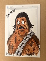 Gene Belcher As Chewbacca Mash Up Star Wars Original Drawing By Frank Forte - £22.55 GBP