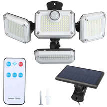 Solar Powered Wall Light – Outdoor Led Security Lamp with Separate Solar... - £55.39 GBP