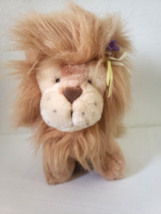 Gund Lion Heart Nose Flowers Stuffed Animal Plush 1990 Vintage 9" Tan Brown - £16.58 GBP