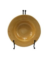 Pottery Barn SAUSALITO Dinner Plate Amber Gold Yellow Made In Mexico  - £9.82 GBP