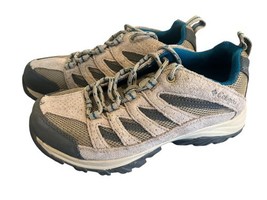 Columbia Women&#39;s Crestwood Hiking Sneakers Pebble/Lagoon Size 6 BL4595-227 - $21.71