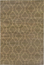 Oriental Weavers Casablanca 5329B 6x9  Rectangle - Brown/ Ivory-Nylon/PolyP - £385.92 GBP