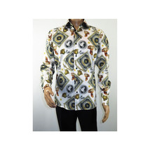 Mens Sports Dress Shirts By AXXESS From Turkey 100% Egyptian Cotton 622-12 White image 7